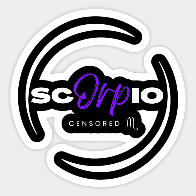 Scorpio Sun Sign Sticker by AngelkatSoulTalk